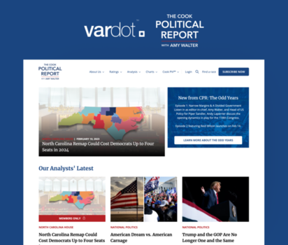 The Cook Political Report website