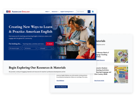 American English website, a U.S. Department of State program
